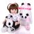 Limited Collection Reborn Baby Doll Cloth Body Stuffed Lifelike Babies Alive Doll Cosplay Panda Toy For Toddler Birthday Present