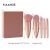 MAANGE 5PCS Brushes Set With Mirror Foundation Blusher Eye Shaow Makeup Brushes Basic Travial Brushes Kit Beauty Make Up Tools