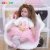 New Arrive 60 CM Reborn Dolls Menina Long Hair Lifelike Soft Silicone Cloth Body Newborn Boneca Toys Kids Birthday XMAS Gift
