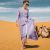 Elegant Women Formal Long Dress With Diamonds Wedding Party Dubai Gown Muslim Islamic Abaya Kaftan Moroccan Robe