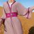 Luxury Women Dubai Abaya Sets Muslim Islamic Open Kimono Sleeve Cardigan Robe Inner Sleeveless Dress Belted Kaftan Gown S-XL