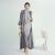 Middle East Clothing Dubai Elegant Beaded Pearls Cardigan Dress Muslim Islamic Party Abaya Gown Kimono Robe Two Pieces Sets