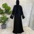 Ramadan Muslim Islamic Women Sequins Abaya Black Kimono Dress Arab Long Robe Dubai Gown Tunic Cardigan Dress S-2XL
