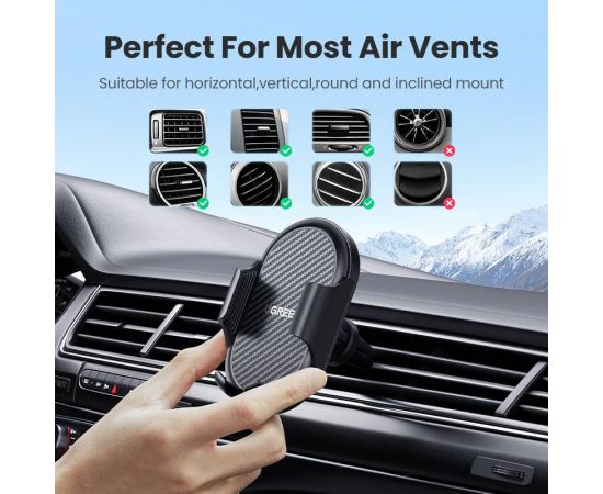 UGREEN Car Phone Holder For iPhone 12 13 Pro Xiaomi Samsung Huawei Air Vent Car Phone Stand Cellphone Support Mobile Phone Stand