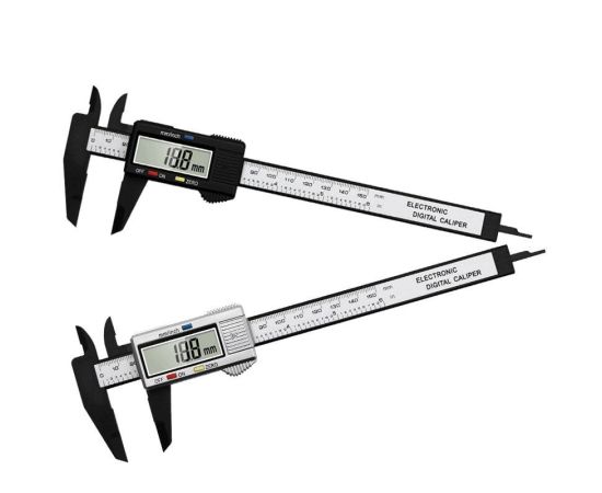 150mm Electronic Digital Caliper Carbon Fiber Dial Vernier Caliper Gauge Pachometer Digital Micrometer Measuring Tools