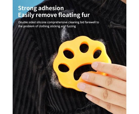 Cat Claw Silicone Hair Remover 4pcs Washing Machine Clothes Dust Hair Collector Double-Sided Reusable Washable Cleaning Tools