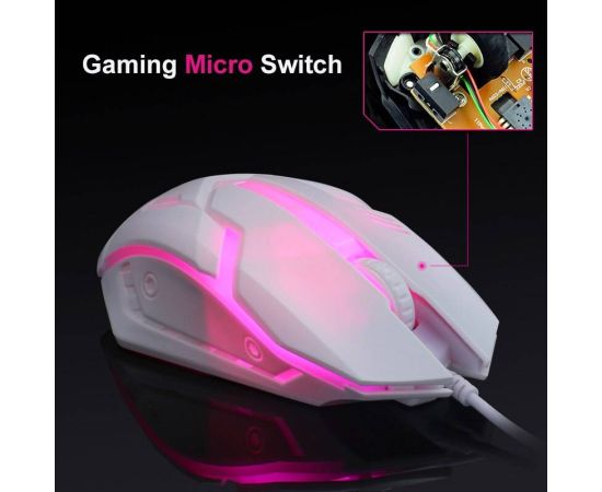 Limei S1 Sports LED Luminous Backlit Wired LMouse USB Wired For Desktop Laptop Office And Game Player