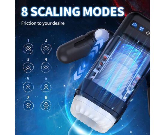 Automatic Male Masturbator Cup 10 Thrusting&Vibration Modes Heating Function with Phone Holder Stroker Adult Sex Toys For Men