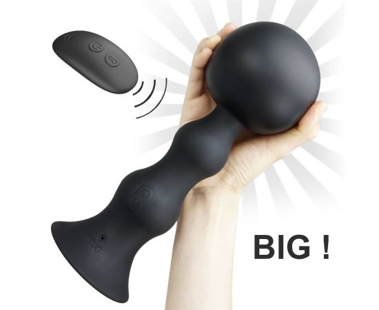 Massager Anal Toys Inflatable Prostate Powerfull Vibrator for Men Women Anal Plug Wireless Remote Control Sex Toy for Adult 18
