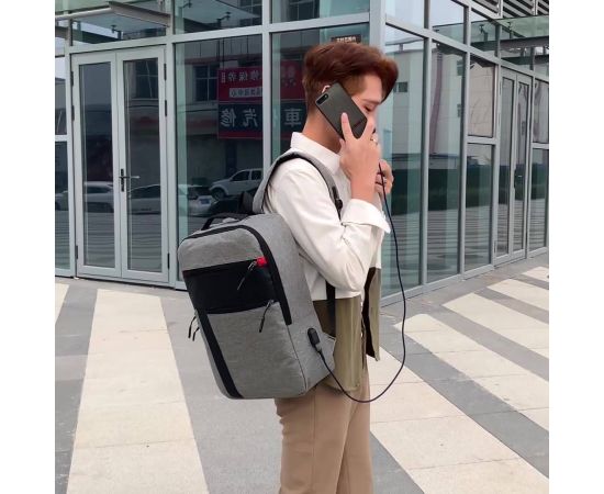 Men's Waterproof Backpack Multifunctional Back Bag Male Business 15.6" Laptop Backpack USB Charging Bagpack Casual Rucksack