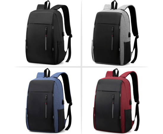 Multifunctional Men's Backpacks Waterproof Bag Pack for Men Backpack for School Book Bag Usb Port Back Bag for Men Black Backpac