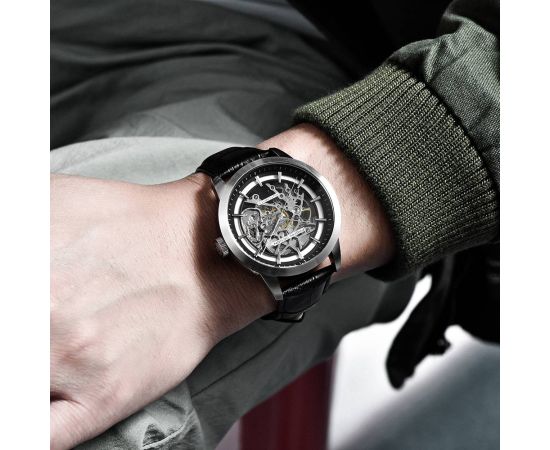 PAGANI DESIGN Brand Hot Sale 2019 Skeleton Hollow Leather Men's Wrist Watches Luxury Mechanical Male Clock New Relogio Masculino