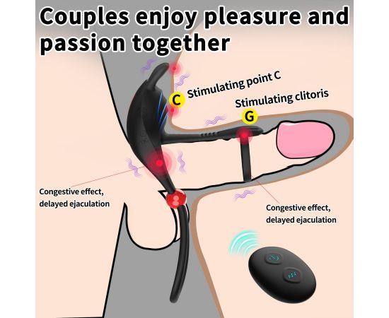 Vibrating Cock Ring Sex Toy Adult Goods For Men Ejaculation Delay Penis Extender Enlargement Penis Erotic Products For Couples