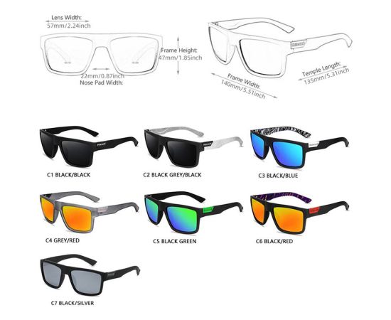 2023 Luxury Polarized Sunglasses Men Women Fashion Square Male Sun Glasses Vintage Driving Fishing Eyeglasses Sport Shades UV400