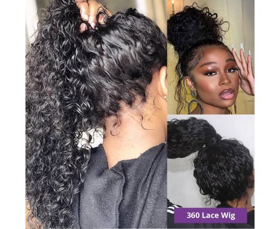 4x4 5x5 Water Wave Lace Closure Wig 13x4 13x6 Hd Deep Wave Lace Frontal Wig 360 Curly Human Hair Wigs For Black Women Human Hair