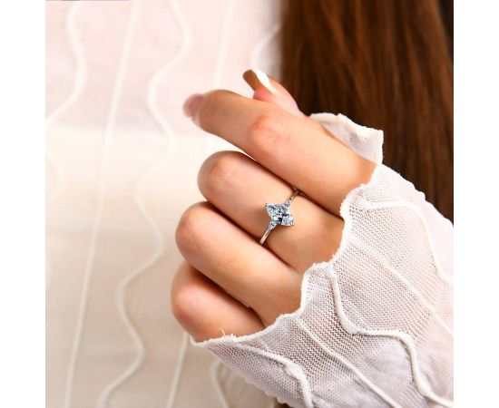 CHARMING 2023 Marquise 1CT Moissanite Ring Pure 10K 14K 18K Real Gold Rings for Women Men Anniversary Fine Jewelry Wedding Gift