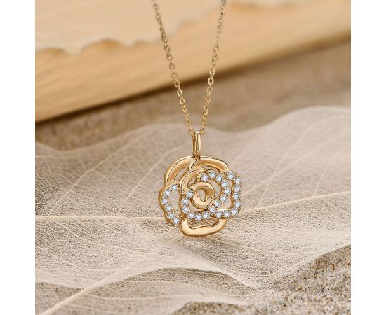 CHARMING Moissanite Necklace 925 Sterling Silver Pure 10k 14K 18K Flower Pendant for Women Top Quality Wedding Bridal Jewelry