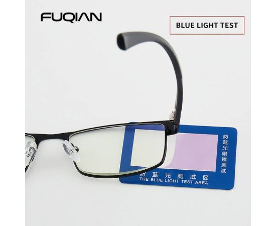 Stainless Steel Reading Glasses Men Business Presbyopic Glasses Male Anti Blue Light Eyeglasses +1.0 1.5 2.0 2.5 3 3.5 4.0