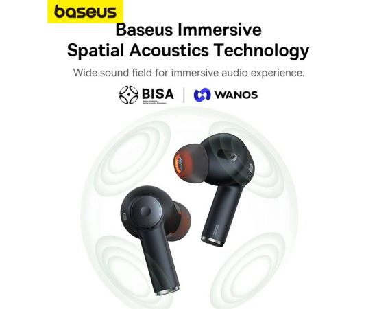 Baseus Bowie EX TWS Earphones 5.3 Bluetooth Headphones,Noise Cancelling Earbuds,Gaming Headset,Wireless Earphones,4-Mic ENC