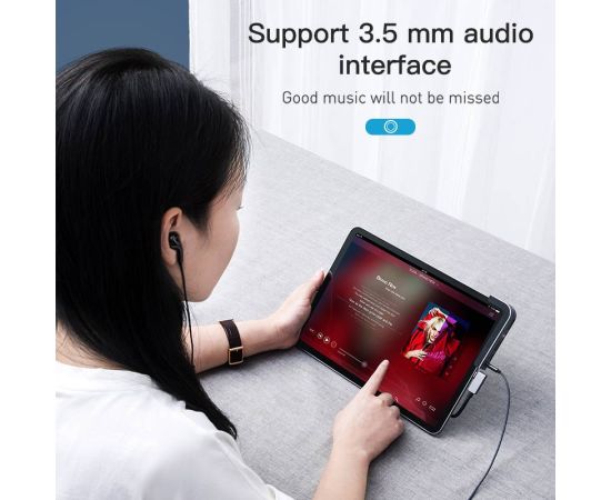 Baseus USB C HUB to USB 3.0 HDMI-compatible USB HUB for iPad Pro Type C HUB for MacBook Pro Docking Station Multi 6 USB Ports