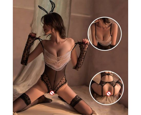 Bunny Girl Sexy Erotic Sets For Women New Cosplay Costume Sex Rabbit Clothes Dress Jumpsuit Bodysuit Lingerie Exotic Apparel
