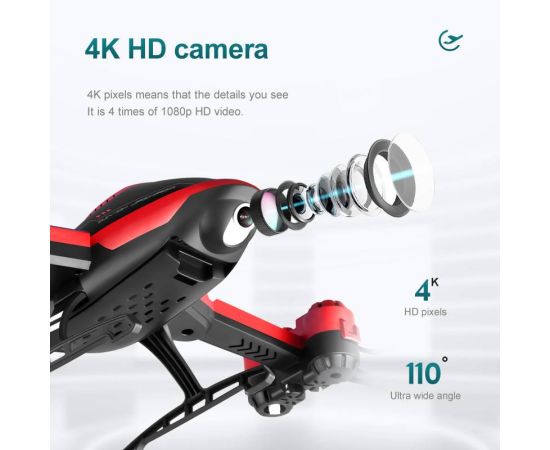 2021 New 4DRC V10 RC Mini Drone 4k profesional HD Camera WIFI Fpv Drones With Camera HD 4K RC Helicopters Quadcopter Dron Toys