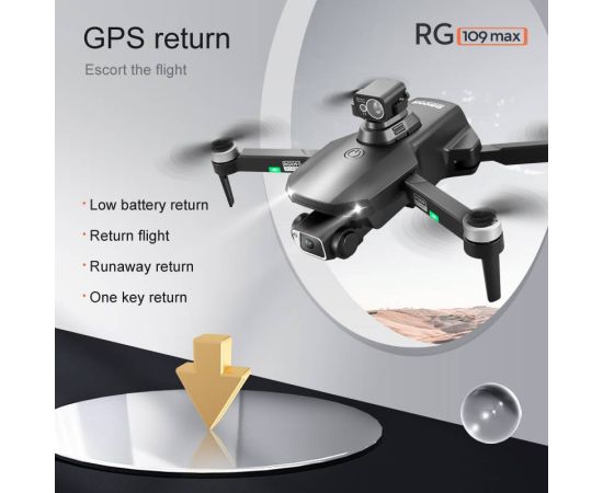 2023 RG109 4K HD Dual Lens With Optical Flow Obstacle Avoidance Photography Profesional Helicopter RC Plane Toys Drone