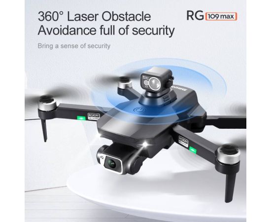 2023 RG109 4K HD Dual Lens With Optical Flow Obstacle Avoidance Photography Profesional Helicopter RC Plane Toys Drone