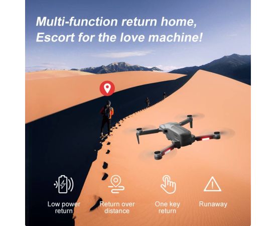 4DRC NEW F9 GPS Drone 6K Dual HD Camera Professional Aerial Photography 5G Wifi FPV Brushless Motor Foldable RC Quadcopter Toy