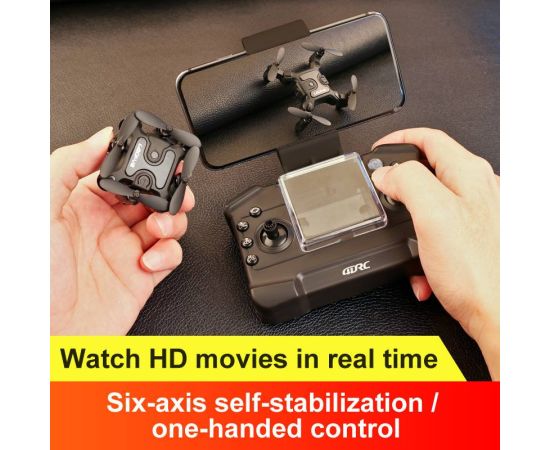 4DRC V2 Mini Drone HD Camera WiFi Fpv Air Pressure Altitude Hold Black And Gray Foldable Quadcopter RC Drone Toy