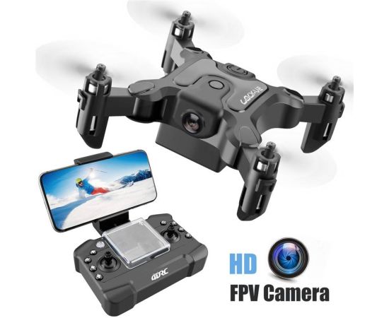 4DRC V2 Mini Drone HD Camera WiFi Fpv Air Pressure Altitude Hold Black And Gray Foldable Quadcopter RC Drone Toy