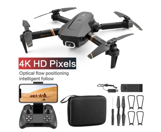 4DRC V4 RC Drone 4K 1080P HD Wide Angle Camera WiFi Fpv Dual Camera Foldable Quadcopter Real Time Transmission Dron Gift Toys