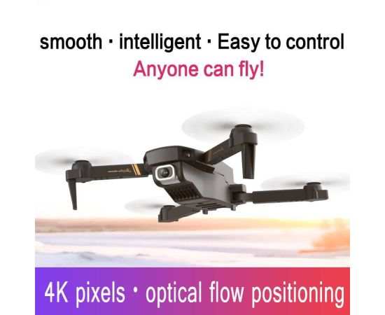 4DRC V4 RC Drone 4K 1080P HD Wide Angle Camera WiFi Fpv Dual Camera Foldable Quadcopter Real Time Transmission Dron Gift Toys