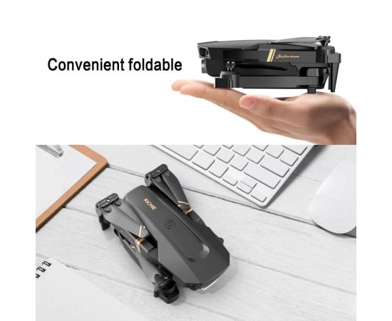 4DRC V4 RC Drone 4K 1080P HD Wide Angle Camera WiFi Fpv Dual Camera Foldable Quadcopter Real Time Transmission Dron Gift Toys