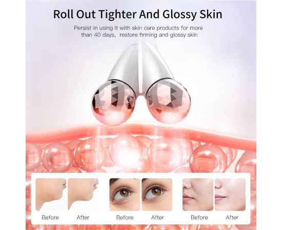 ANLAN EMS Face Roller Electric V Face Massagers Microcurrent Face Lift Beauty Machine Slimmer Double Chin Massage Skin Care Tool