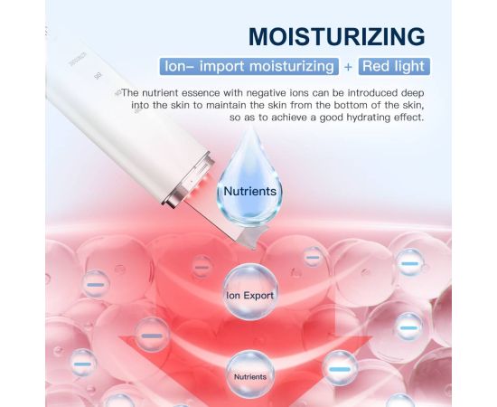 ANLAN Ultrasonic Skin Scrubber IXP5 Waterproof Low Noise Light Therapy EMS Face Lifting Ultrasonic Face Cleaner Peeling Machine