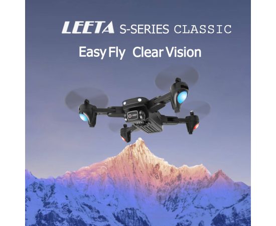 LEETA 2023 New Drone And Battery Drone With Wifi Dual 4K HD Lens Optical Flow Hover Photography Shipped In Random Product Colors