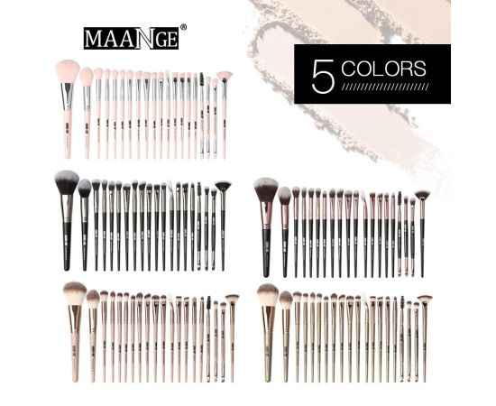 MAANGE 12/18/20 Pcs Makeup Brushes Set professional brush set Multifunctional Powder Eyeshadow Lip Make Up Brush Beauty Tools