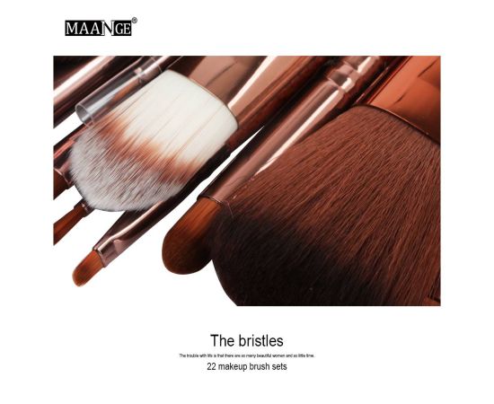 MAANGE Pro 22Pcs Makeup Brushes Set Comestic Powder Foundation Blush Eye Shadow Eyeliner Lip Beauty Make Up Brush Tool Maquiagem