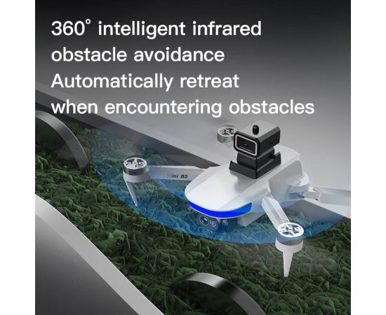 New B5 Mini Drone 4k Profesional 8K HD Camera Obstacle Avoidance Aerial Photography Brushless Foldable Quadcopter 1.2km