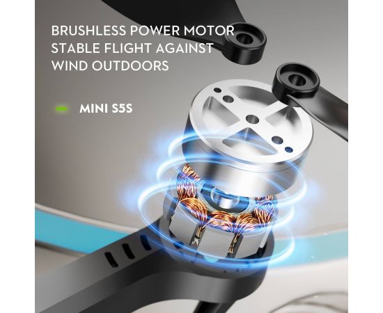 New S5S Mini Drone 4k Profesional 8K HD Camera Obstacle Avoidance Aerial Photography Brushless Foldable Quadcopter 1.2km