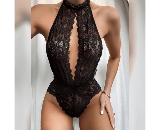 Sexy Lace Tight Bodysuit  Erotic See-through Babydoll  Sex Clothes Pajamas Sexy Exotic Underwear Open Bra Sexy Lingerie