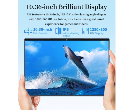 2023 Global Version Tablet  16GB RAM 1TB ROM 10.36 Inch tablet Android 11.0 Pad 10 CoreTablet PC Dual Wifi Dual SIM Card