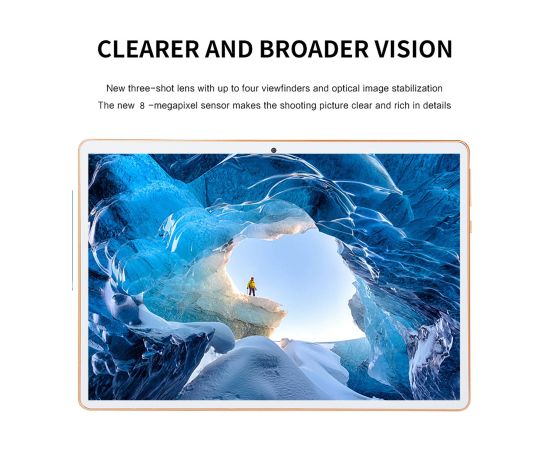 2023 New S6 Pro 10.1 inch Network Android 6.0 Tablet 2GB RAM 32GB ROM 8 Core tablet  MTK6592 Wifi Tablet