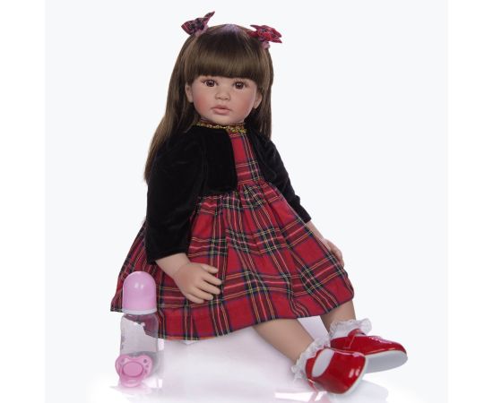 KEIUMI 24 Inch Reborn Dolls 60 cm Cloth Body Realistic Princess Girl Baby Doll For Sale Ethnic Doll Kid Birthday Xmas Gifts