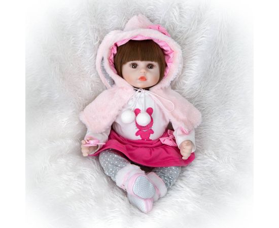 KEIUMI Soft Cotton Body Realistic Baby Dolls Fashion Princess Girl Doll Baby Reborn Toys Cosplay Rabbit Toddler Birthday Gifts