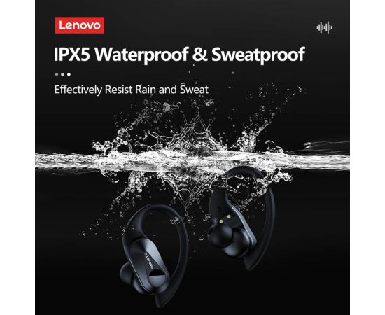 Lenovo LP75 TWS Sports Earphones Bluetooth 5.3 Wireless Headphones Waterproof HiFi Stereo Noise Reduction Earbuds with Mics