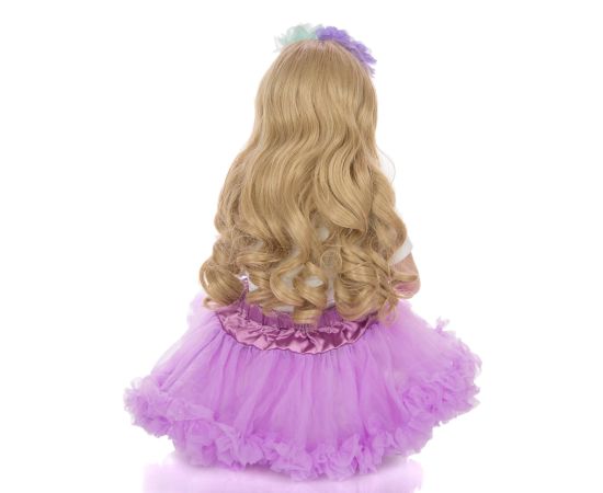 Limited Edition 24 Inch Reborn Baby Doll 60 cm Silicone Soft Lifelike Newborn Purple Princess Dolls For Child Menina Brinquedos