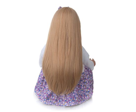 Super Doll With Long Hair 24 Inch Reborn Dolls 60 cm Cloth Body Realistic Princess Girl Baby Doll For Kid Birthday Xmas Gifts