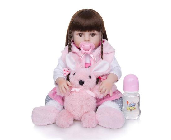 Wholesale KEIUMI bebe Reborn silicone Full Body 48 CM Realistic Princess Doll Baby Toys For Girl Children's Day Birthday Gifts